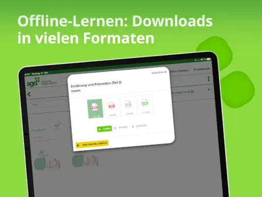 sgd-Campus-App Ihr mobiler Lernbegleiter android App screenshot 2