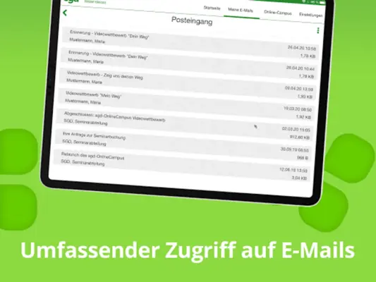 sgd-Campus-App Ihr mobiler Lernbegleiter android App screenshot 3